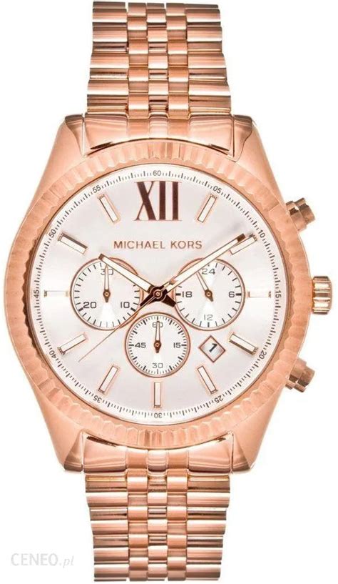 michael kors lexington rose-tone watch mk8313|Michael Kors Women's Lexington Three.